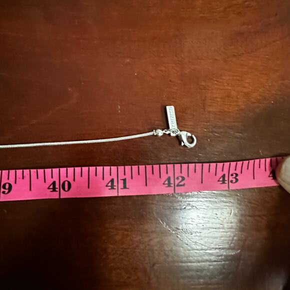 Daisy Fuentes Necklace Lot of 2 Silver tone Chain Casual Costume Jewelry - Picture 9 of 10